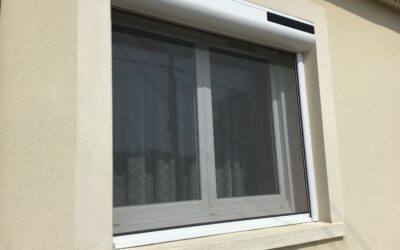 Pose volets roulants en Aluminium avec moustiquaire intégrée