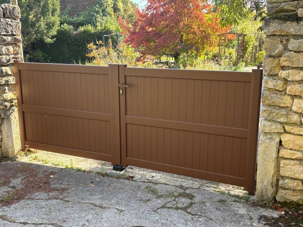 portail aluminium fourniture et installation valeurs habitat auxerre